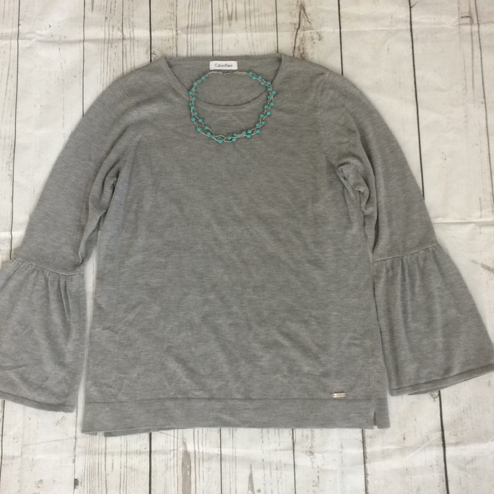 Calvin Klein Gray sweater size large